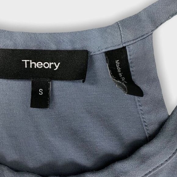 Theory Sonaki R Classic Tee Short Cotton Dress size Small - Picture 4 of 6